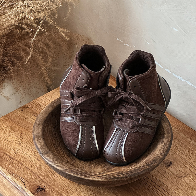 Autumn Korean style men's and women's sports short boots, fashionable Martin boots, girls' soft soled trendy short boots, designer shoe