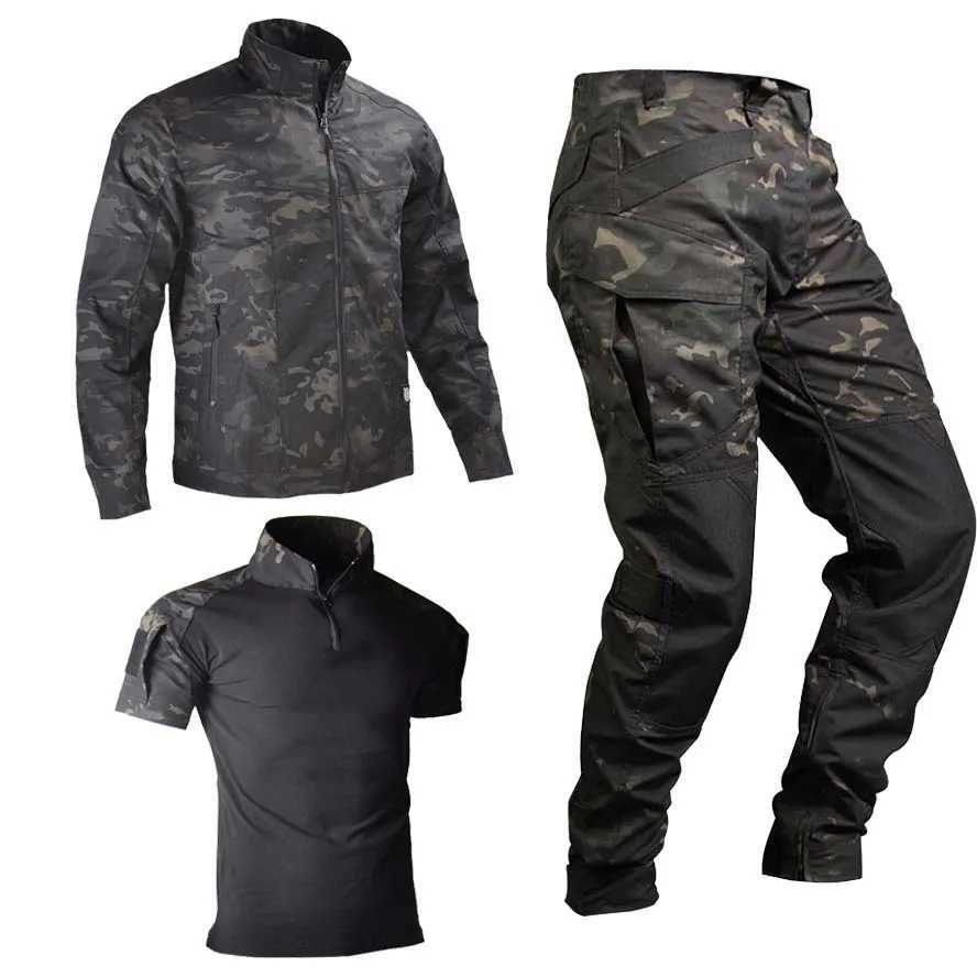 Pants Tactical Jackets Man Suits Outdoor Windproof US Camping Shirts Combat Uniform Hunting Clothes Tracksuits W250928