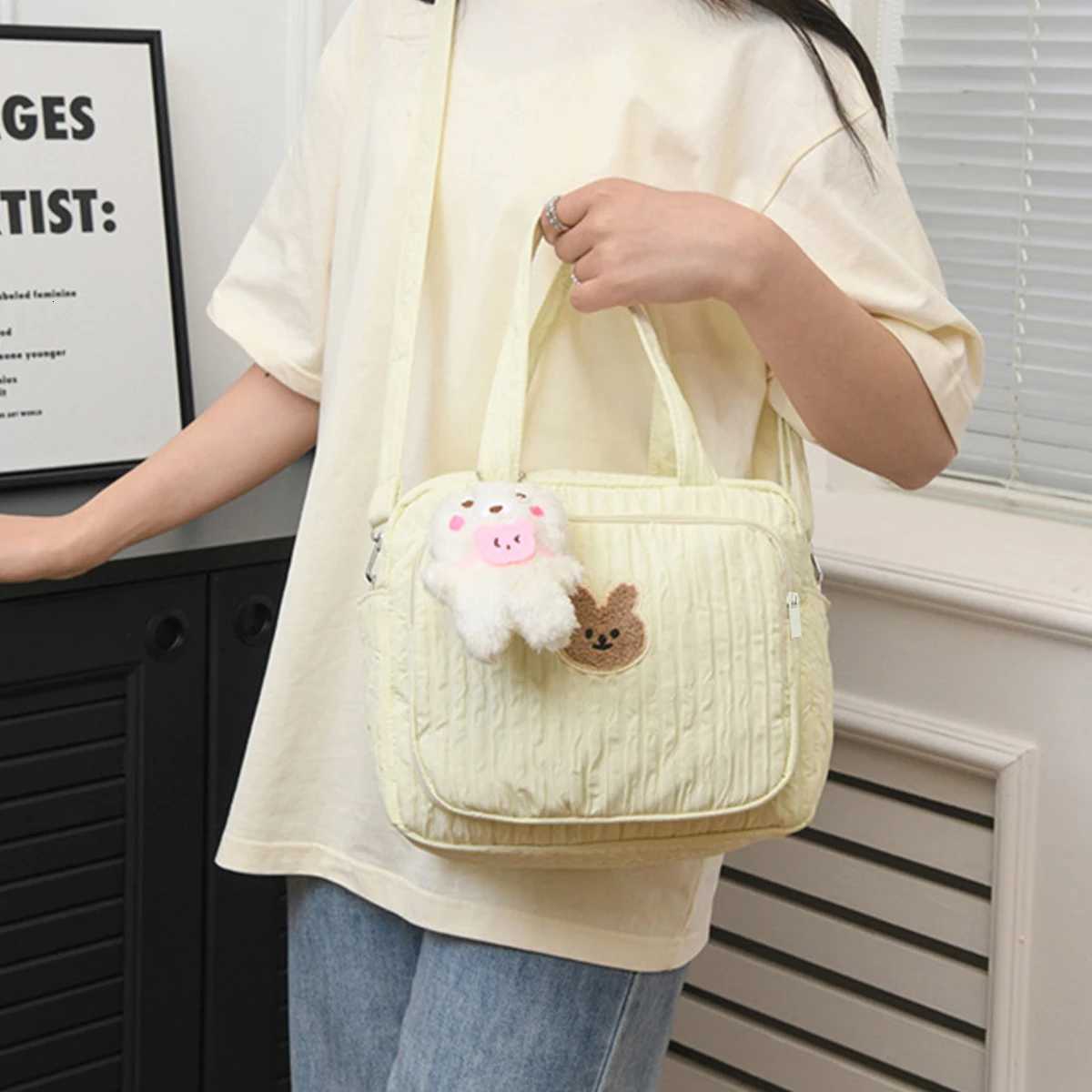 YANZAI Baby Diaper Bag Tote Mommy Bag Cute Baby Nappy Bag Stroller Bag Crossbody Materni Bag Travel Bag Baby Storage BagXJ250928