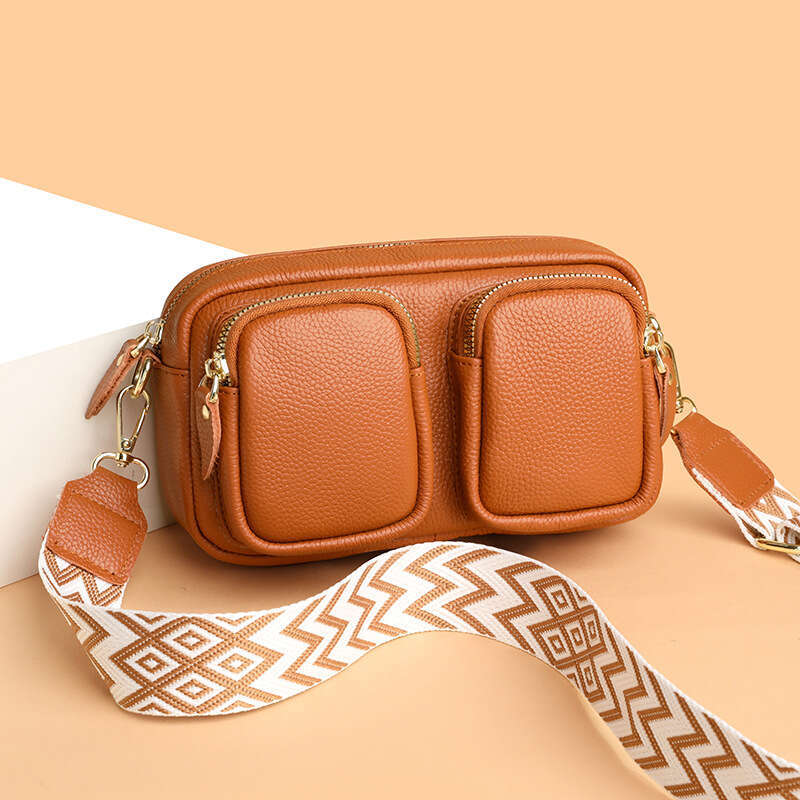 designer bag Luxury bag Genuine Leather Women's New Trendy Multi-Pocket Pillow Fashion Top Layer Cowhide Single Shoulder Crossbody Bag