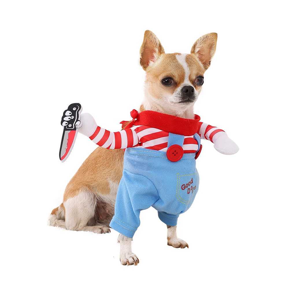 Cute Funny Dog Clothes Halloween Pet Costume For Small Big Dogs Cats Adjustable Puppy Cosplay Outfits Jumpsuit Pug Party Apparel X250928