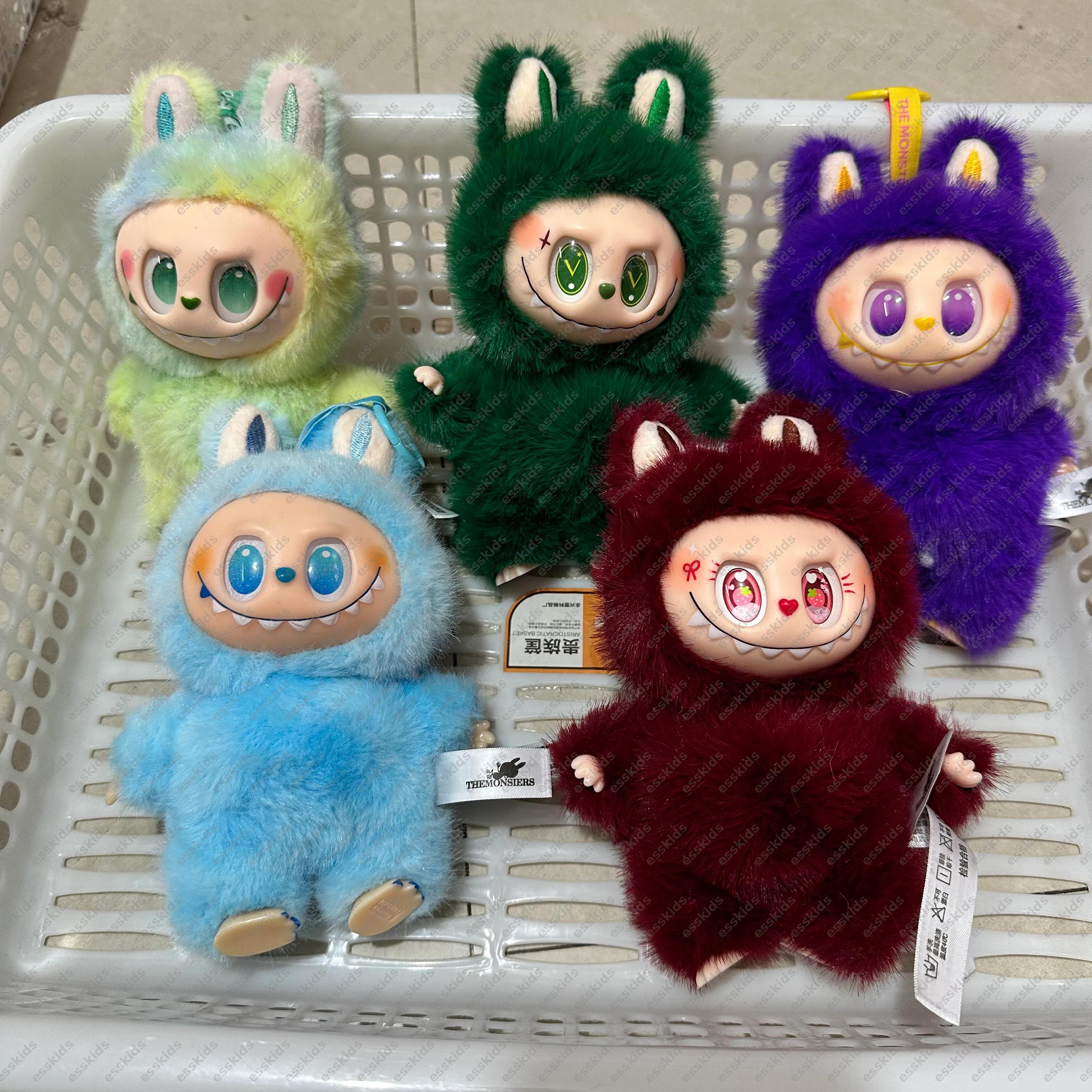 17CM Angel Labubu Plush Doll Action Animation Character Doll Hobby Pendant Decoration Cute Mysterious Box PVC Childrens Day Surprise Gift Top Quality DLG2509281