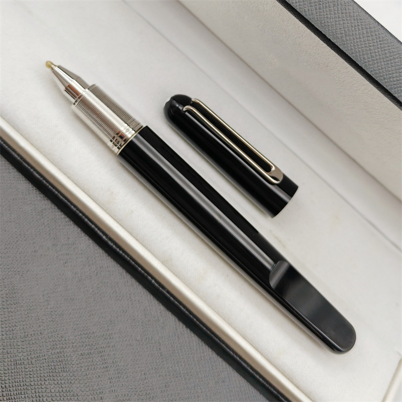 2026 New Wholesale M Series Rollerball Pen Magnetic Close Cap Black/Blue Resin High Quality Luxury Stationery Office School Writing Pens For
