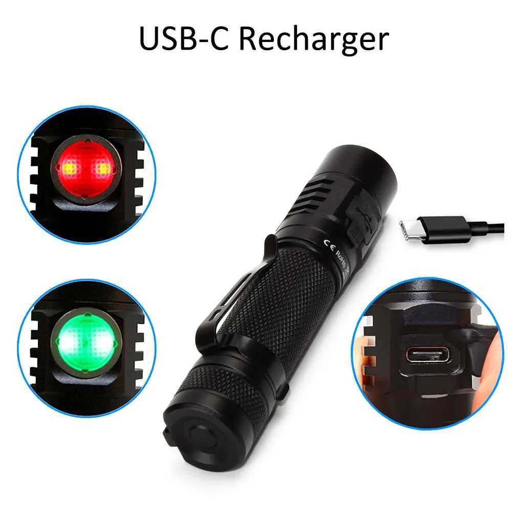 Sofirn SC31 Pro SST40 LED 2000LM Anduril Outdoor Tactical Flashlight Powerful Rechargeable USB C 18650 Torch D250928