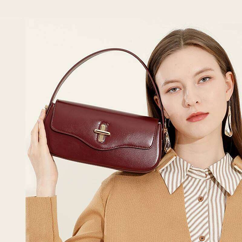 Hifashion Cowhide Genuine Leather Handbags For Women 2025 Designer Top Handle Square Work Ladies Shoulder Crossbody Bags