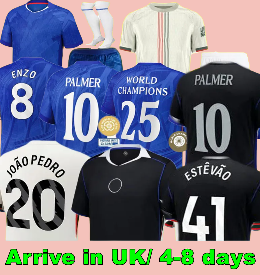 25 26 CAICEDO PALMER soccer jerseys 2025 2026 Enzo Cucurella football shirt men kids N.JACKSON Estevao neto Guiu JAMES COLWILL Delap JOAO PEDRO HATO GITTENS