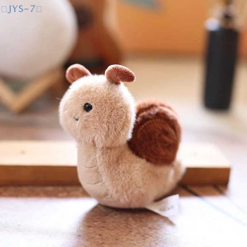 1 Piece Small Insect Plush Toy Doll Keychain Creative Stuffed Doll Bag Pendant Cute Snail Bee Keyring Birthday GiftXJ250928