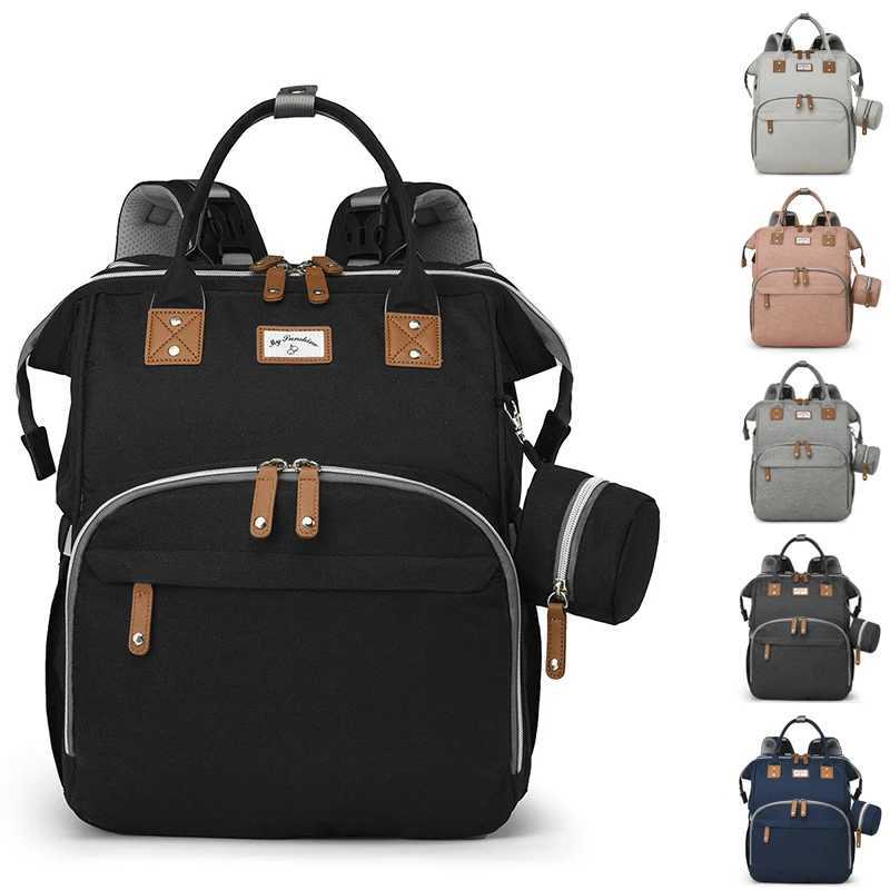 Fashion Mommy Diaper Bags with Diaper Pad Nursing Bags Materni USB Multifunctional Portable Large Baby Stroller Hanging BagXJ250928