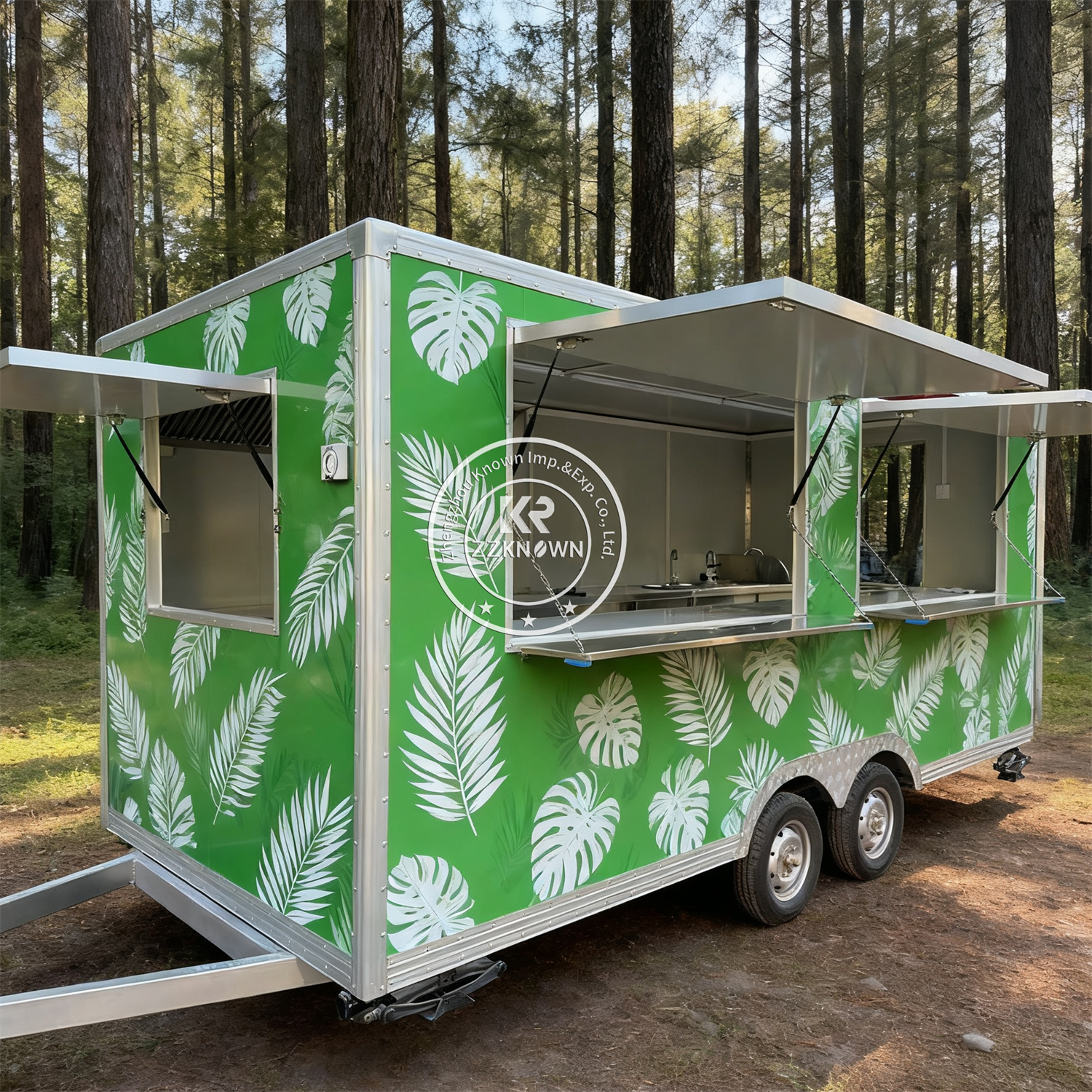 US Standards Food Truck Customized Street Pizza Food Truck Coffee Hot Dog Carts Concession Mobile Food Trailer With Fully Equipped