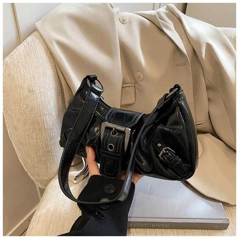 Elegant Punk Inspired Square Shoulder Bag PU Leather Underarm Bags Satchel Purse Evening Bags Great For Professionals Z250928