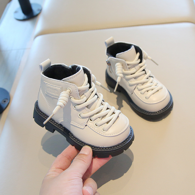 Autumn and winter new fashionable children's shoes, comfortable Martin boots for boys and girls, short boots, trendy snow boots, versatile boots,