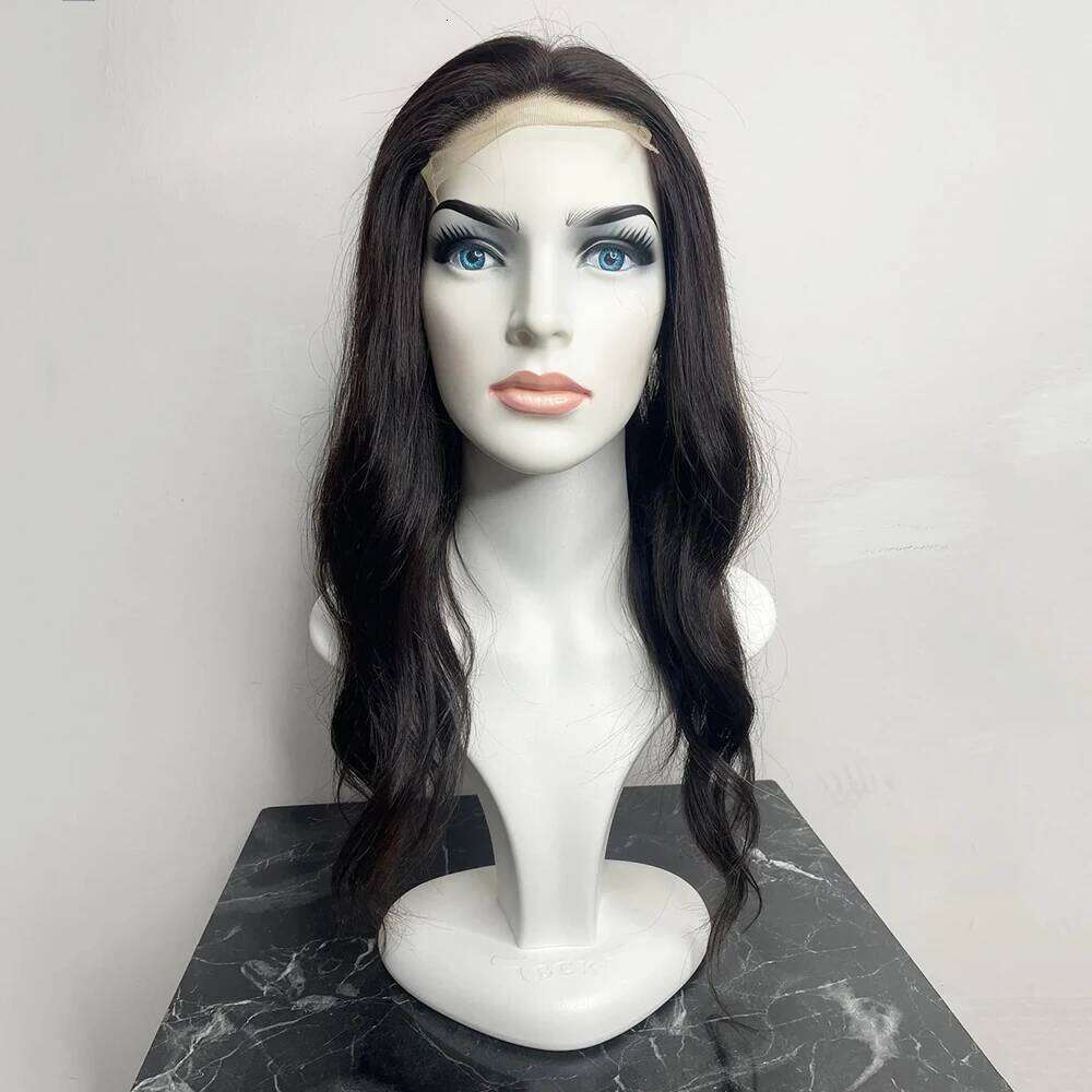 Virgin Human 8"X 8" Wefted 4X4 Inch HD Lace Base Topper Hairpiece Natural Wavy Hair Extensions With Clips Xiusiyuan2509