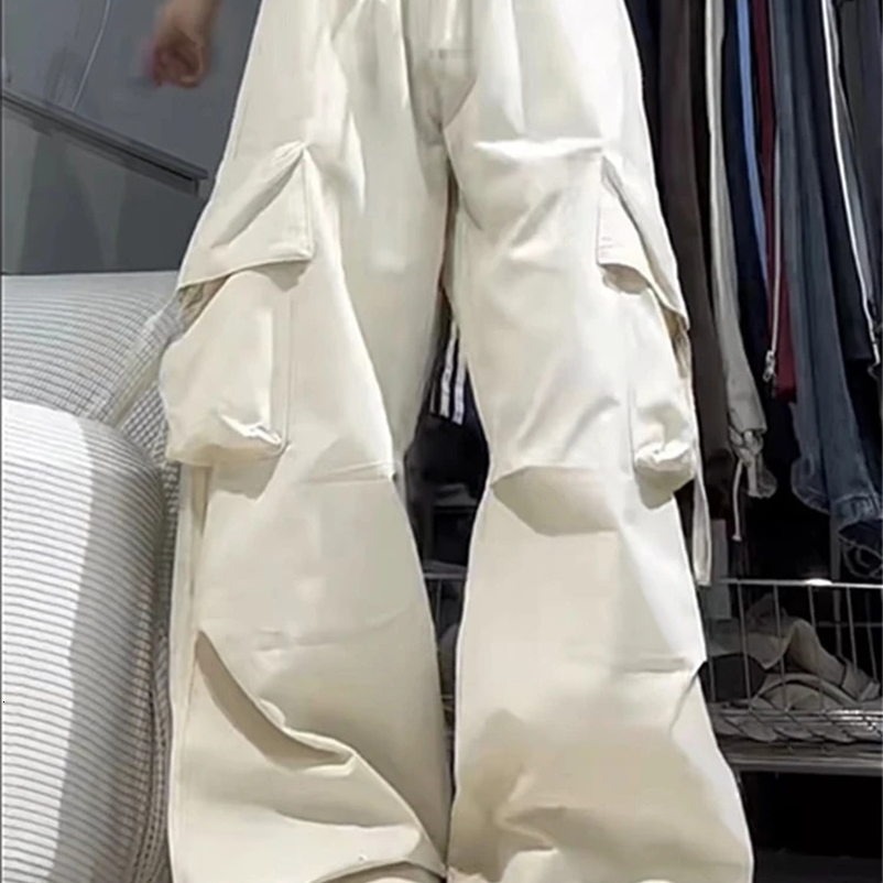 Y2K Womens Cargo Pa… - image