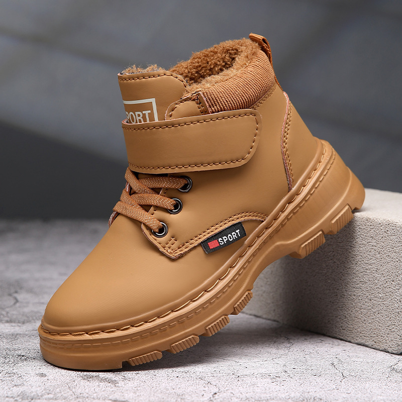 Winter New Men's and Women's Martin Boots Fashion Thick Wool Boots Warm Large Children's Trendy Cotton Boots Designer Shoes