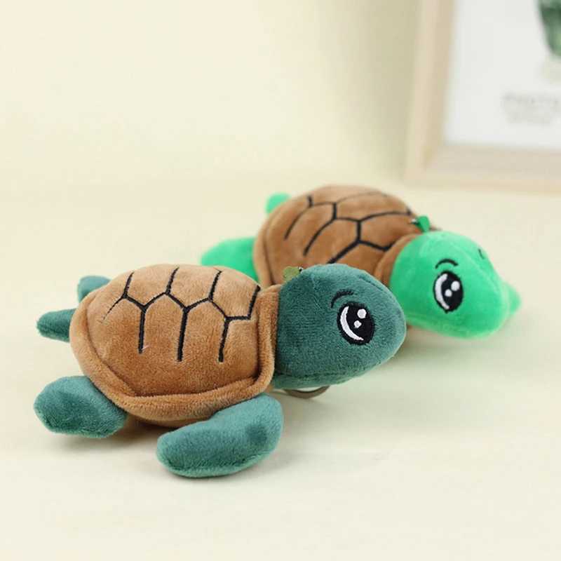 Tortoise Plush Toy Cartoon Turtle Marine Animal Pendant Soft Stuffed Keychain Backpack Car Bag Key Ring Decor Kid GiftXJ250928