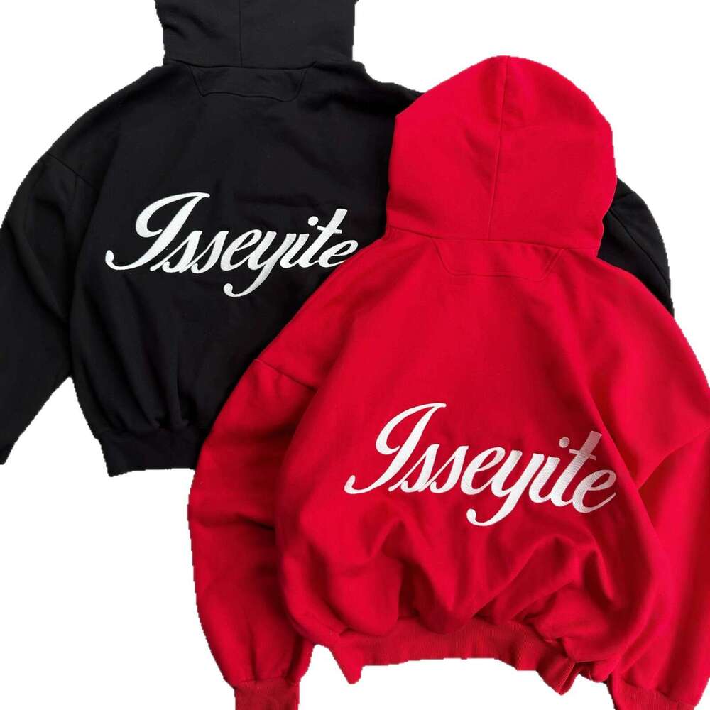 American Style Casual Loose Artistic Letter Pattern Signature Autumn Winter Street Versatile Hooded Sweatshirt