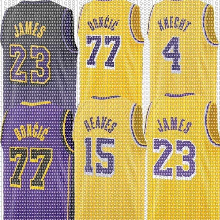 Laker Jersey Basketball Bryant James Doncic Austin Reaves Rui Hachimura Dalton Knecht Jaxson Hayes Goodwin Shake Milton Dorian Finney-Smith Jarred Vanderbilt men