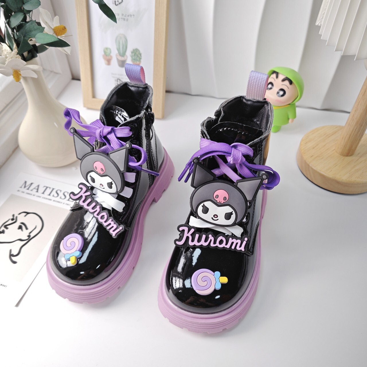 Autumn New Women's Casual Martin Boots Black Fashion Children's Short Boots Soft soled British Trendy Boots Designer Shoes