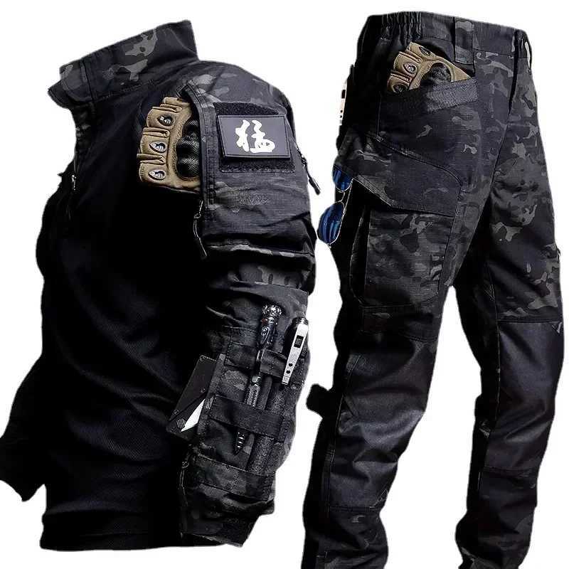 Tactical Frog Suit Men Airsoft Clothes Hunting Paintball Military Sets Assault Shirts Special Forces Outdoor Uniform Pants W250928