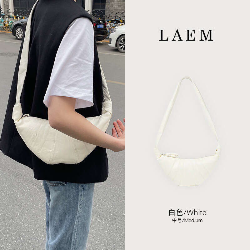 designer bag Luxury bag LE Correct Version Niche Design High-Quality Texture Croissant Crossbody Genuine Leather Dumpling Bag Women