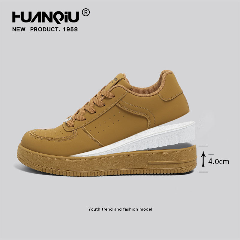 HUANGQIU designer shoes Free shipping oxhide affordable luxury Winter anti slip snow boots with thick plush cotton shoes black