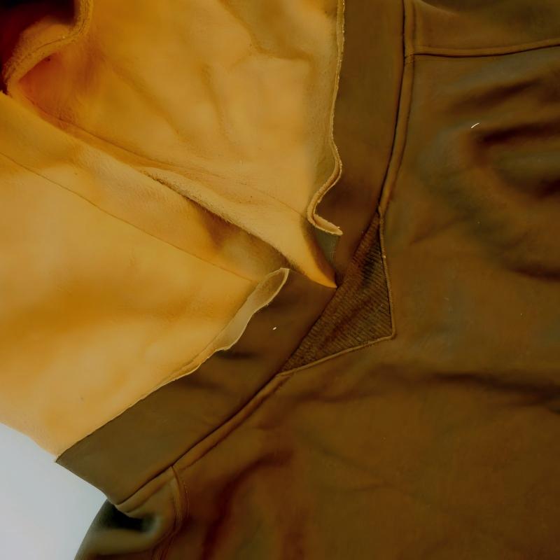 Patchwork Hoodie - Loose American Retro Casual Top, Unisex, Customizable Pattern-04008