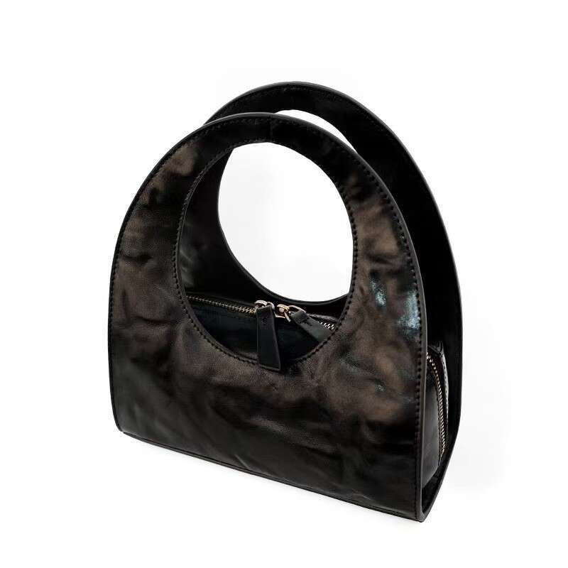 designer bag Luxury bag Genuine Leather Women's Handbag Niche Design Fashion Commuter High-Quality Texture Top Layer Cowhide Crossbody Bag