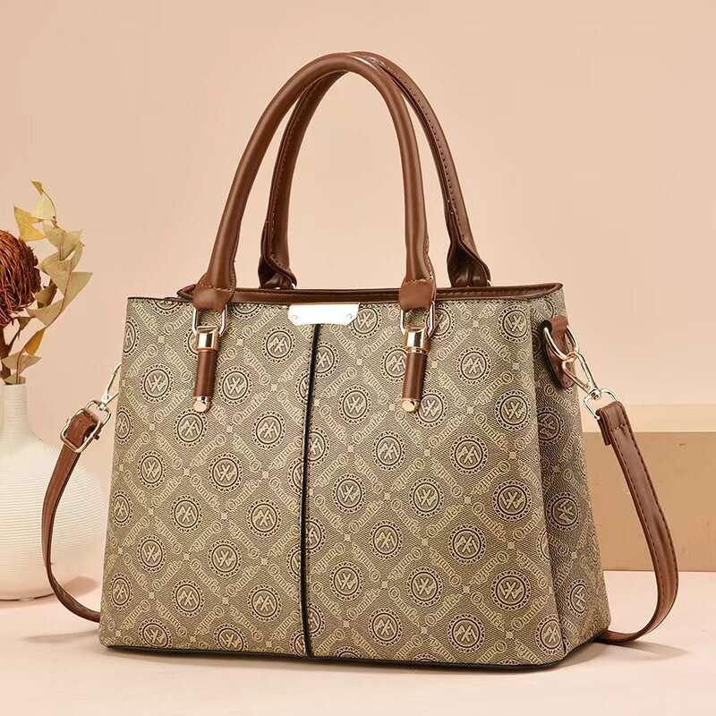 2025 New Fashion Handbag Korean Style Textured Single Shoulder Printed Crossbody Bag for Women