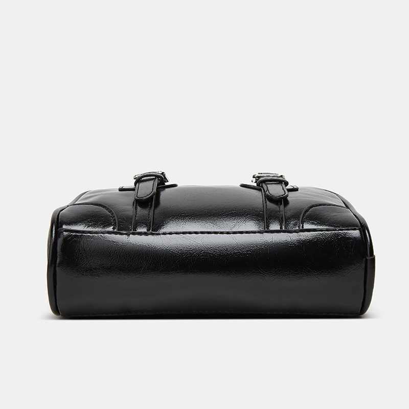 2025 New Retro Small Square Bag Commuting Bowling Handbag Boston Handbag Retro Crossbody Bag Z250928