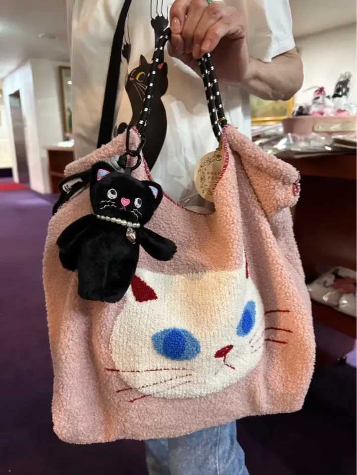 15cm Kawaii Cat Plush Keychain Cute Backpack Plush Pendant Animals Keyring Car Key Accessories Girl women Bag Decorations DollsXJ250928