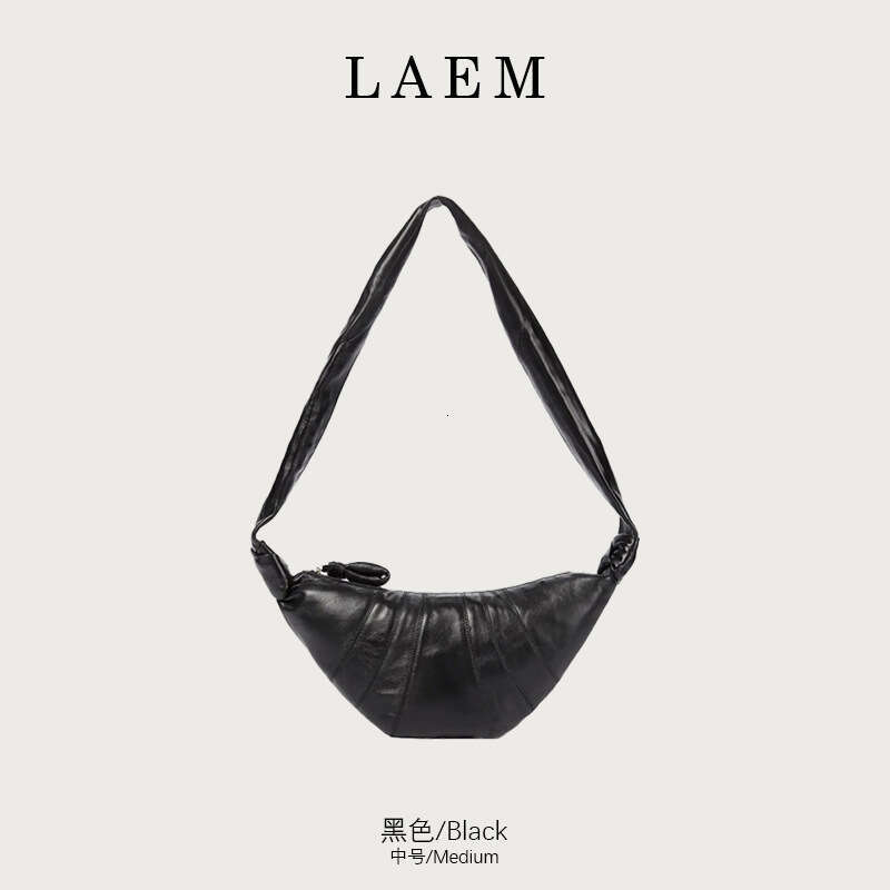 designer bag Luxury bag LE Correct Version Niche Design High-Quality Texture Croissant Crossbody Genuine Leather Dumpling Bag Women