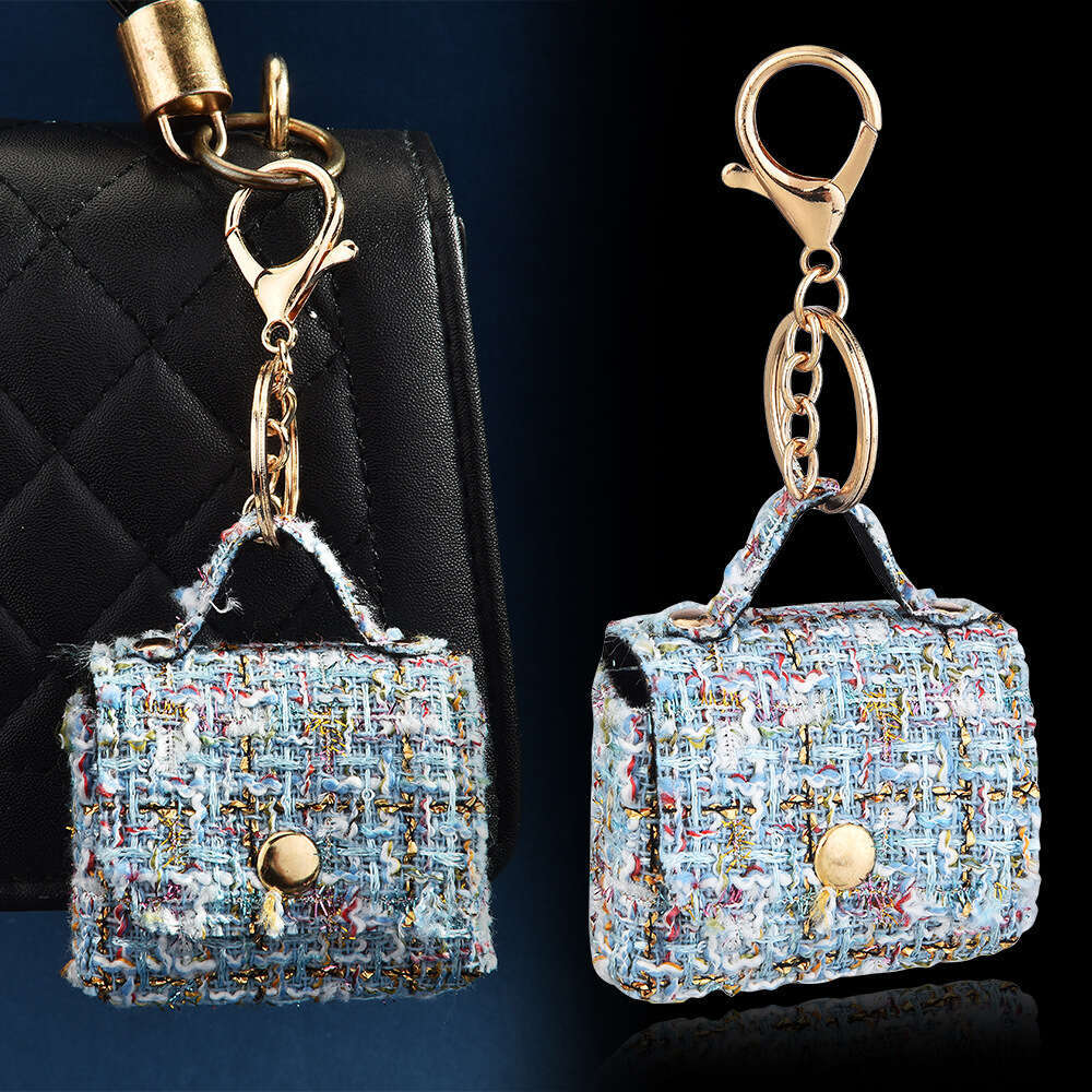 Fashion Mini Keychain Pendant Backpack Handbag Decoration Storage Coin Purse Earphone Bag