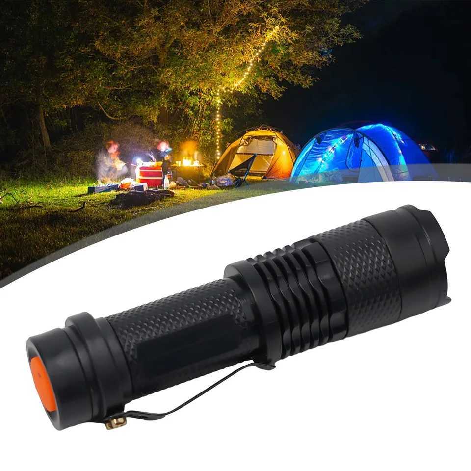1pc Mini Small Torch Handheld Powerful LED Pocket Waterproof Flashlight Dimming Small Torch Handheld Portable Camping Light D250928