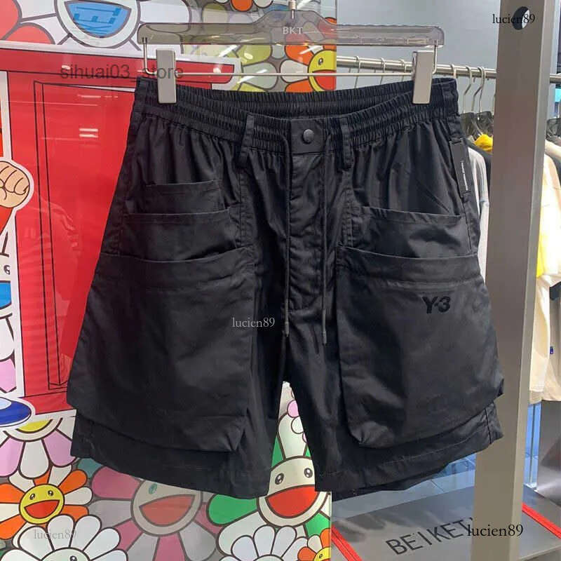 Black Cargo Shorts | Summer Y 3 Strtwear Style | Breathable Valentines Gift L250604