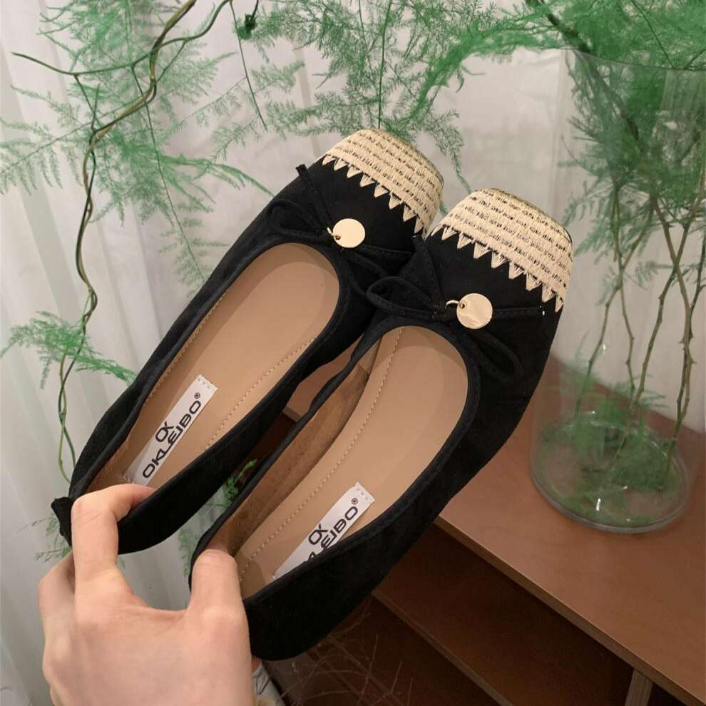 Vintage Style French Flat Ballet Flats for Women Summer 2025 New Soft Sole Slip-On Women's Loafers Moccasins