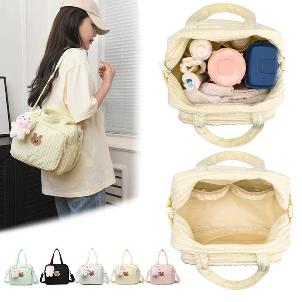 Baby Diaper Bags with Pendant Diaper Maternal Bag Portable Cute Multifunction Large Capaci Nylon Organizer Travel BagXJ250928