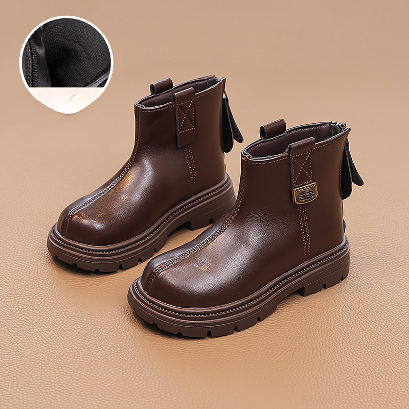 New autumn and winter fashion Martin boots for girls, soft and low cut Korean zipper trend, high luxury cigarette boots, designer shoes