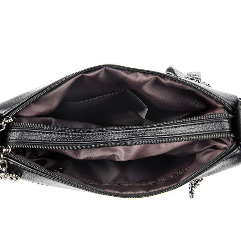 designer bag Luxury bag Single Shoulder Crossbody Soft Leather Women's Trendy Fashion Middle-aged Mommy Bag Casual Style Simple