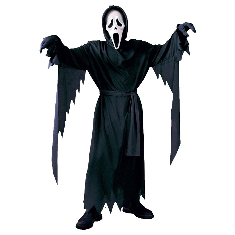 Halloween Children Adult Dress Up Scream Costume Horror Movie Cosplay Scary Dagger Knife Outfit