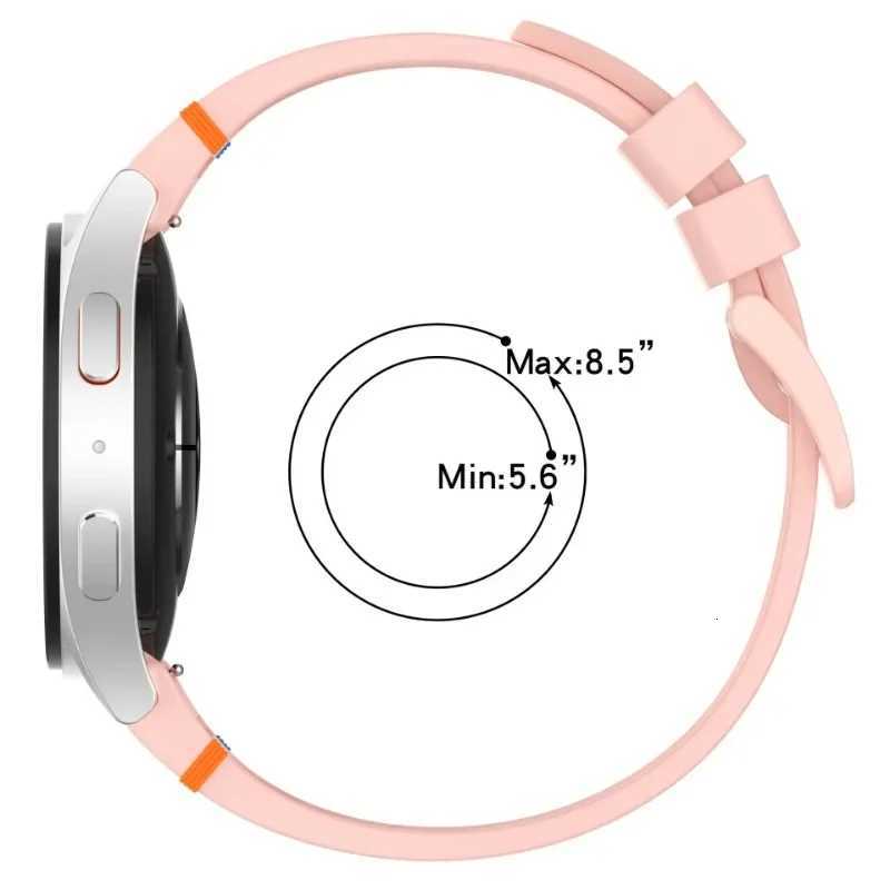 Silicone Strap for Samsung Galaxy Watch7 6 5 4 44mm 40mm Sports Watches Instead of Bracelets for 64 Classic 47mm 46mm 43mm 42mm W250928