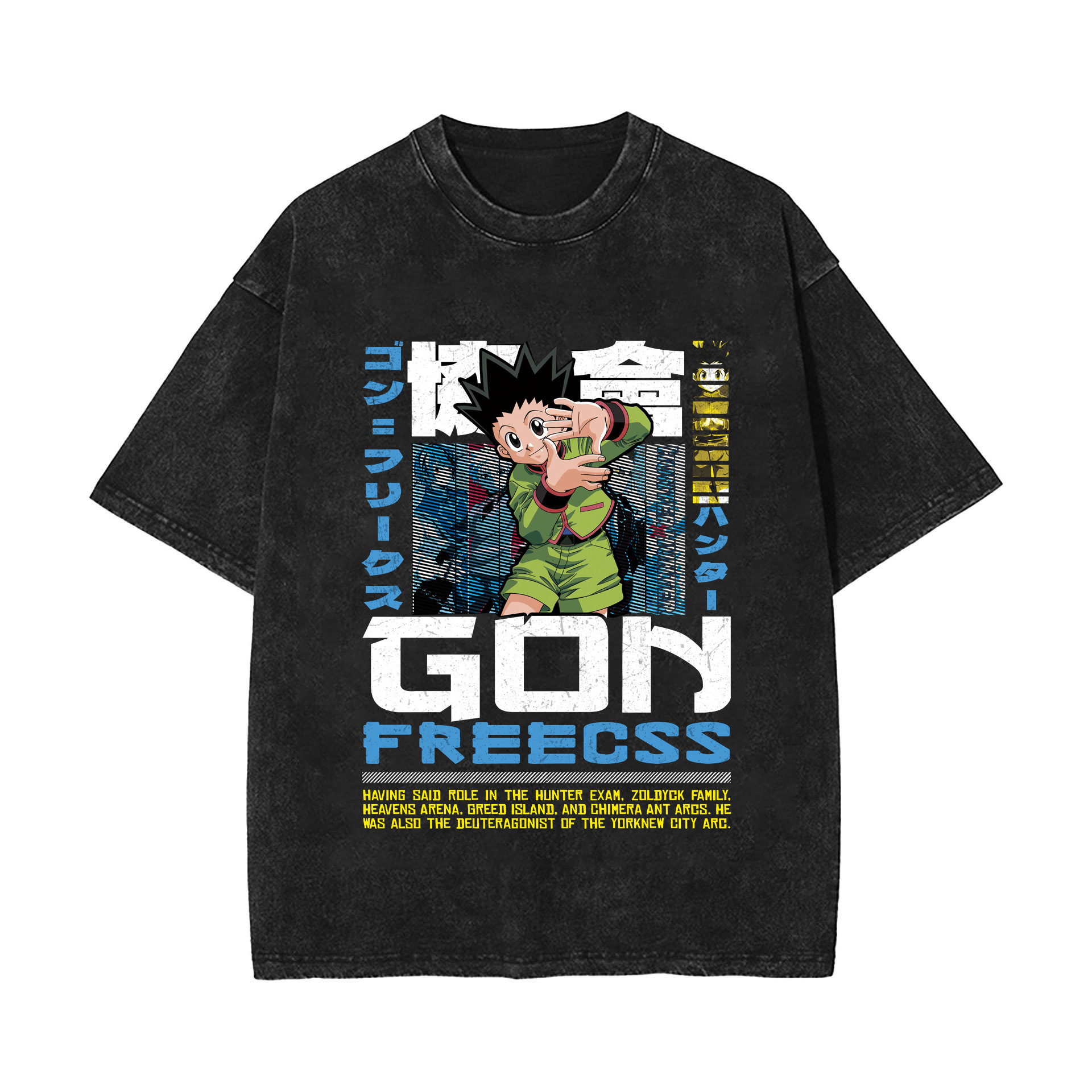 2025 New Summer Anime My Hero Academia European-Style Washed Vintage Short-Sleeve T-Shirt - TT8795