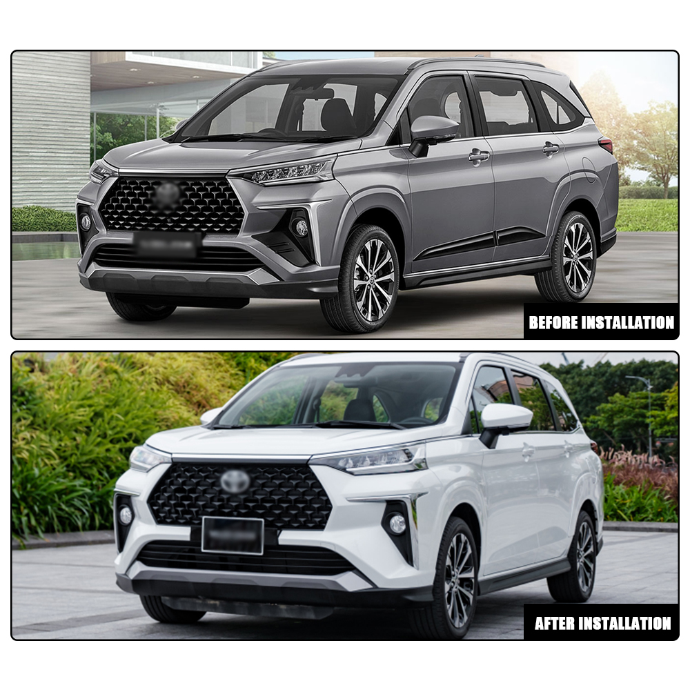 Front Bumper Fog Lamp Upgrade Kit FOR Toyota Avanza Veloz 2022 2023 2024 Version Additional Foglight Set Switch + Wiring