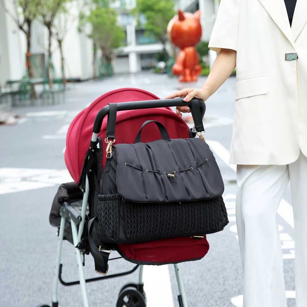 Diaper Bag Large Diaper Backpack Slish Toddler Baby Materni Bags Travel Backpacks with Insulated Pockets Changing Pad StrollXJ250928