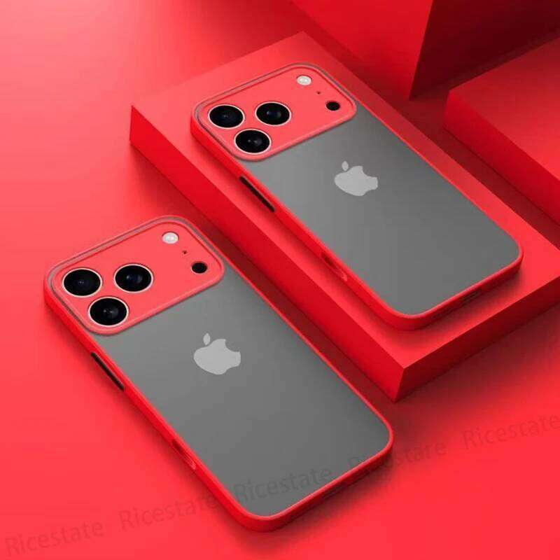 New Armor Bumper Shockproof Phone Case For Apple iPhone iphone17 Pro Max 17Pro 17 Air Silicone Hard PC Cover