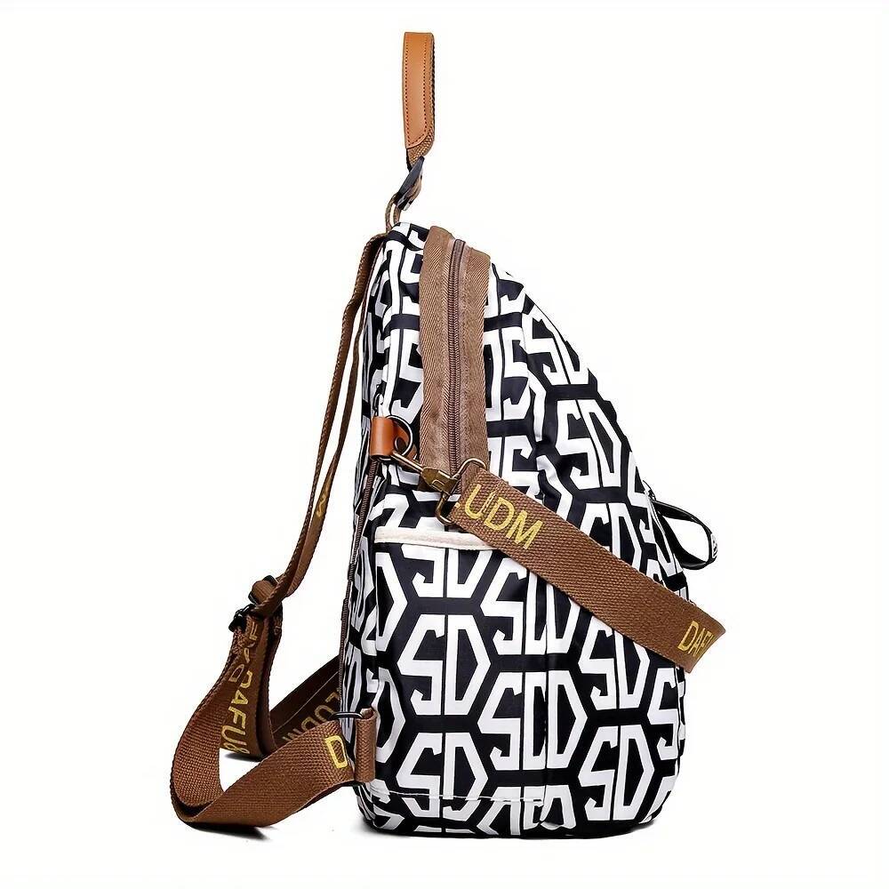 New Retro Texture Niche High Appearance Level Large Capacity Men and Women Go Out Commuting Leisure Backpack high-quality