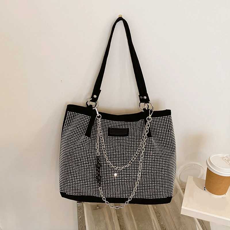 2024 High Quality Zippered Womens Bag Fashionable And Versatile Casual Sequin Handbag Large Capacity Trendy Shoulder Bag Z250928