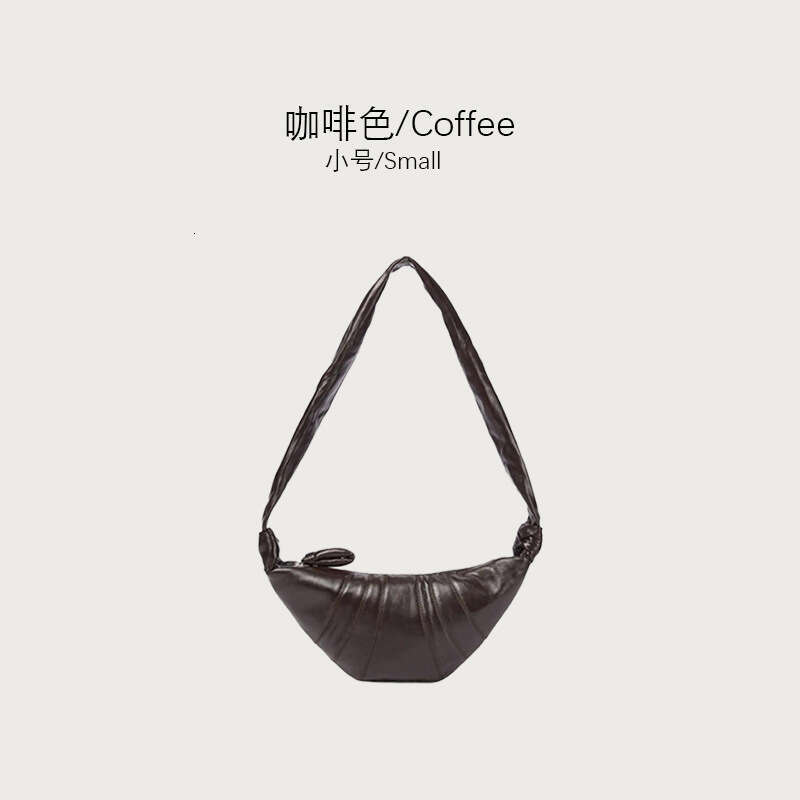 designer bag Luxury bag LE Correct Version Niche Design High-Quality Texture Croissant Crossbody Genuine Leather Dumpling Bag Women