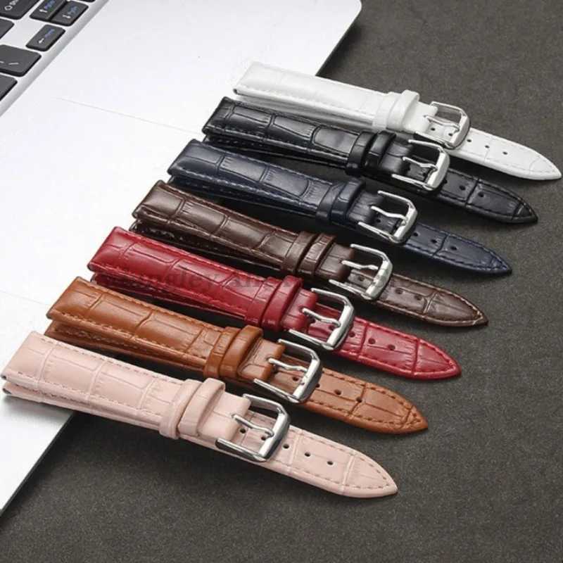 Genuine Calfskin Leather Watch Strap Slub Pattern Bracelet 121314151617181920212224mm Universal Watchband Accessories W250928
