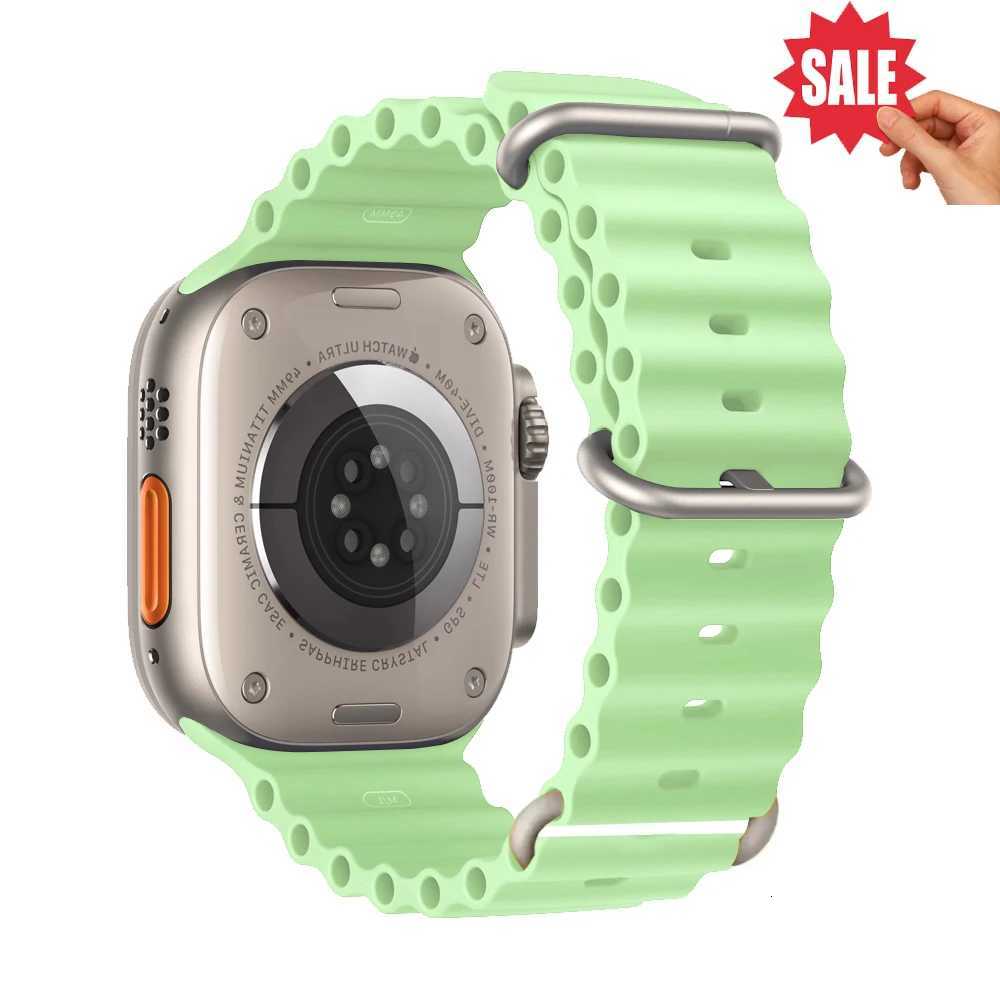 Ocean Band for Apple watch Ultra 3 Series 11 10 9 7 8 6 SE 49mm 45mm 46mm 42mm 44mm 40 41 Silicone bracelet correa iWatch Strap W250928