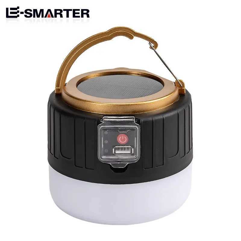 Outdoor Solar Light LED Lamp Rechargeable Bulbs Emergency Light Hook Up Camping Fishing Portable Lantern Lights C250928